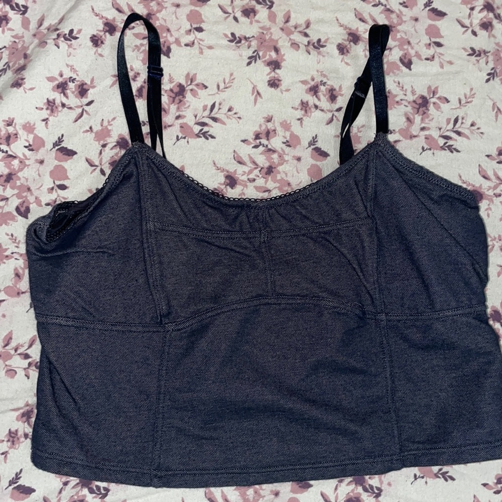 Denim Fashion Nova Crop Top